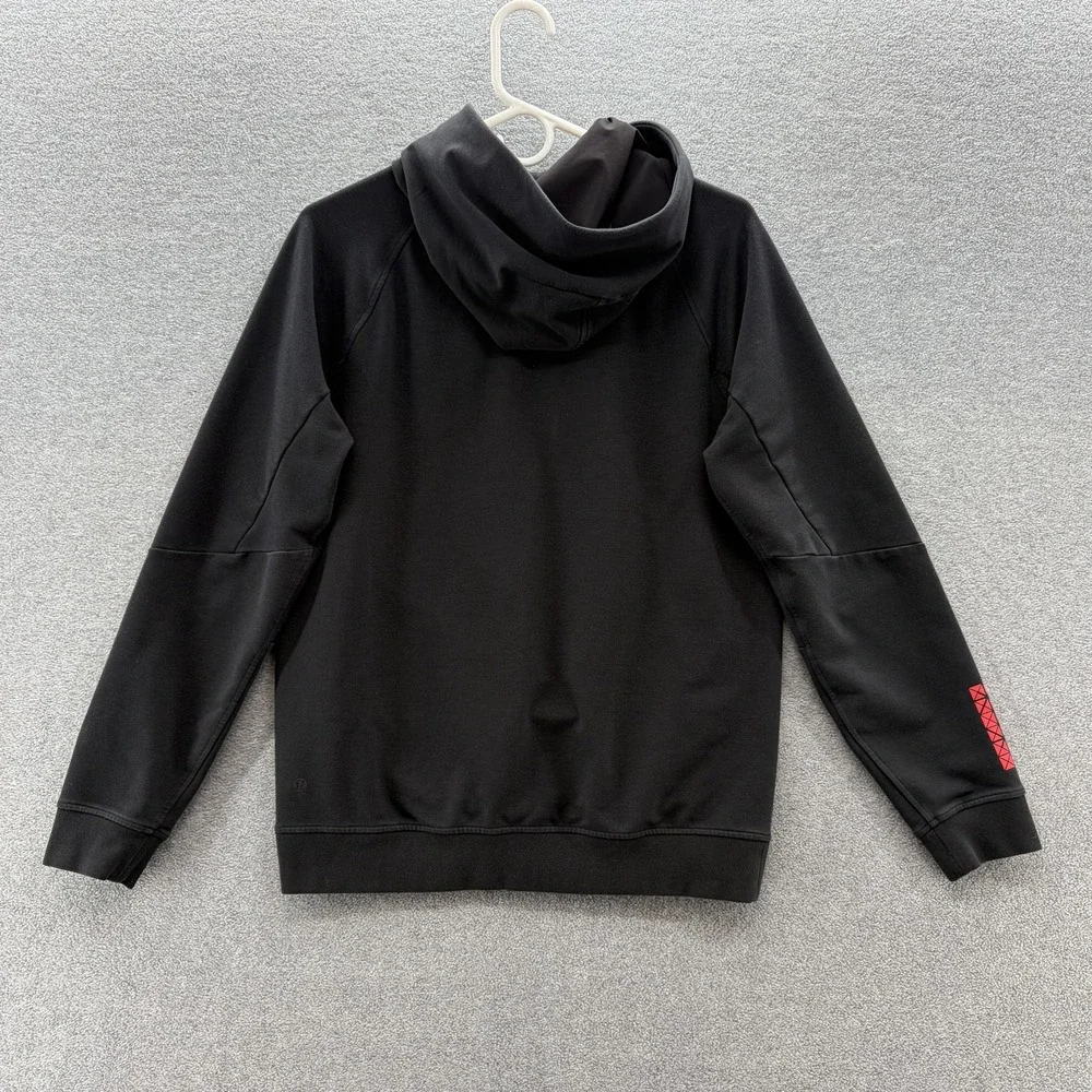Lululemon Hoodie Mens Small Black X Members City Sweat Pullover Sweatshirt - Picture 7 of 10